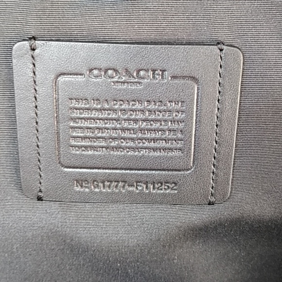 Coach mens army print laptop bag - Picture 8 of 8